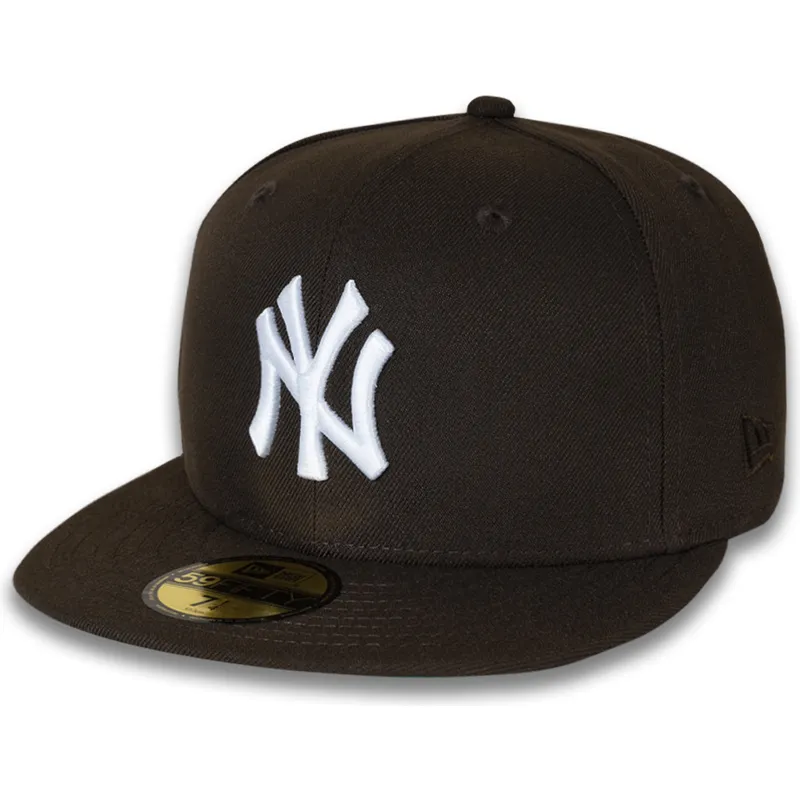 new-era-flat-brim-59fifty-nyc-side-new-york-yankees-mlb-brown-fitted-cap