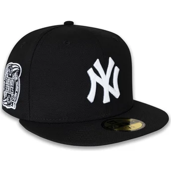 Cappellino piatto nero regolabile 59FIFTY Subway Series dei New York Yankees MLB di New Era