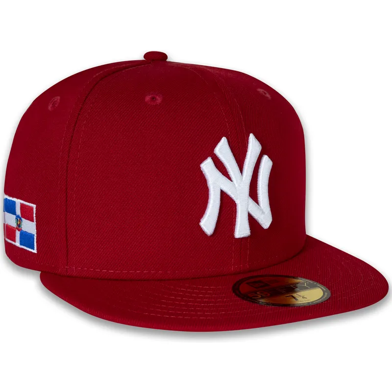 czerwona-dopasowana-czapka-z-daszkiem-59fifty-side-dominican-republic-new-york-yankees-mlb-od-new-era