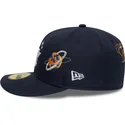 cappellino-curvo-blu-navy-aderente-59fifty-planet-icon-di-houston-astros-mlb-di-new-era