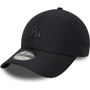 Cappellino curvo blu navy regolabile 9FORTY Pin dei New York Yankees MLB di New Era