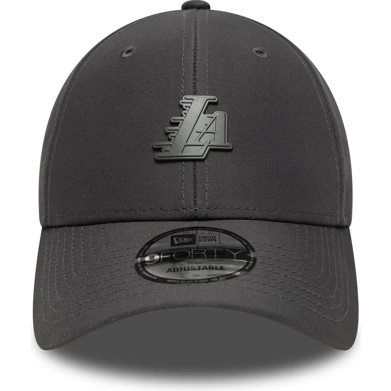 justerbar-gra-9forty-buet-kasket-med-los-angeles-lakers-nba-pin-fra-new-era