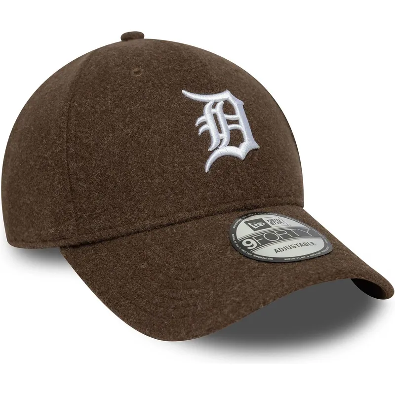 brazowa-czapka-z-zakrzywionym-daszkiem-snapback-9forty-melton-wool-detroit-tigers-mlb-od-new-era