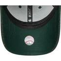 9forty-melton-wool-snapback-kappe-mit-gebogenem-schirm-in-grun-von-den-los-angeles-dodgers-mlb-von-new-era