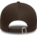 cappellino-curvo-marrone-regolabile-9forty-outline-dei-los-angeles-dodgers-mlb-di-new-era