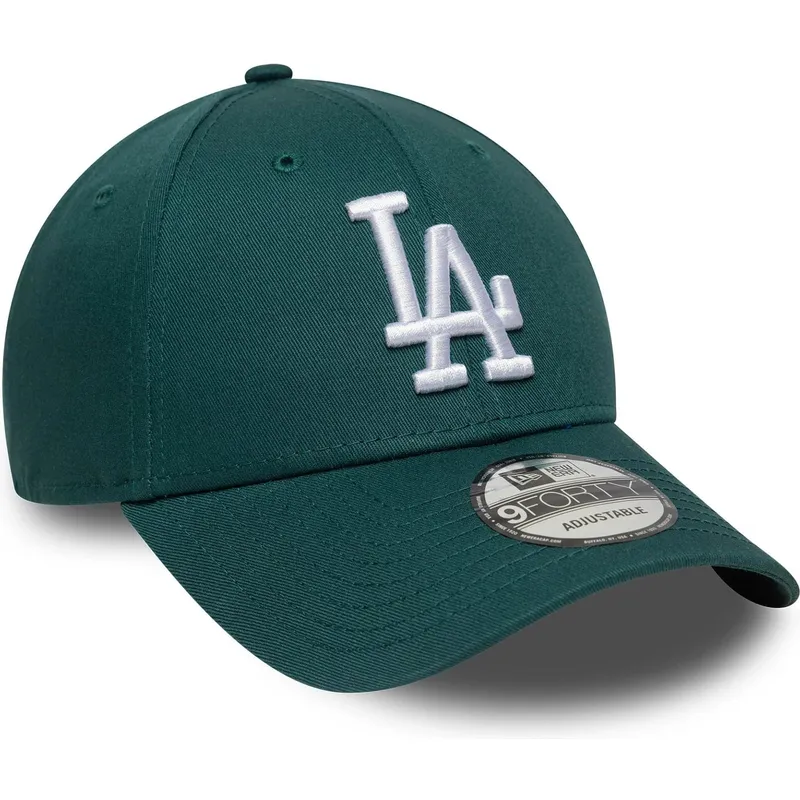 justerbar-gron-9forty-league-essential-kasket-fra-los-angeles-dodgers-mlb-fra-new-era