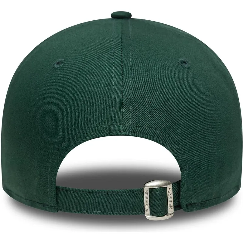 zielona-zakrzywiona-czapka-regulowana-9forty-visor-script-los-angeles-dodgers-mlb-od-new-era