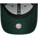 cappellino-curvo-verde-regolabile-9forty-visor-script-dei-los-angeles-dodgers-mlb-di-new-era