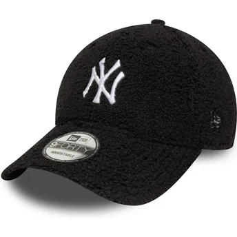 Gorra curva negra ajustable 9FORTY Winter Borg de New York Yankees MLB de New Era