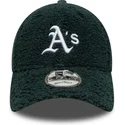 cappellino-verde-a-visiera-curva-regolabile-9forty-winter-borg-degli-oakland-athletics-mlb-di-new-era