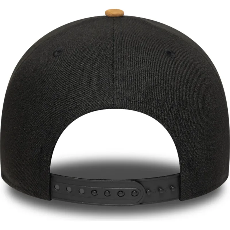 czapka-z-daszkiem-czarno-brazowa-snapback-9forty-e-frame-suede-visor-new-york-yankees-mlb-od-new-era