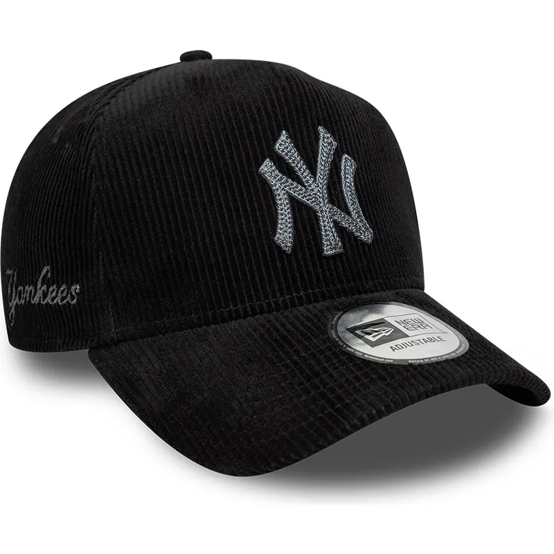 czarna-zakrzywiona-czapka-regulowana-9forty-e-frame-cord-new-york-yankees-mlb-marki-new-era