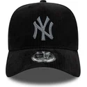 schwarze-verstellbare-gebogene-kappe-9forty-e-frame-cord-der-new-york-yankees-mlb-von-new-era