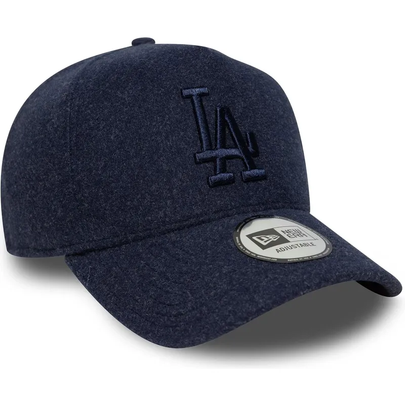 granatowa-czapka-z-zakrzywionym-daszkiem-typu-snapback-z-granatowym-logo-9forty-e-frame-melton-los-angeles-dodgers-mlb-marki-new