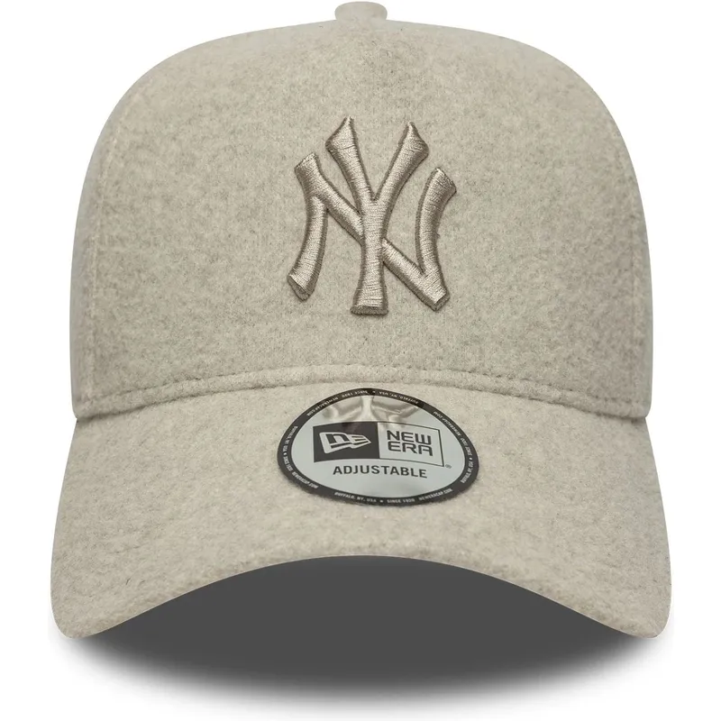 beige-bojd-keps-snapback-med-beige-logotyp-9forty-e-frame-melton-fran-new-york-yankees-mlb-av-new-era