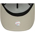 beige-bojd-keps-snapback-med-beige-logotyp-9forty-e-frame-tonal-icon-fran-los-angeles-dodgers-mlb-av-new-era
