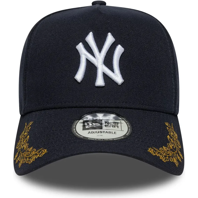 granatowa-czapka-z-zakrzywionym-daszkiem-snapback-9forty-e-frame-tonal-icon-new-york-yankees-mlb-od-new-era