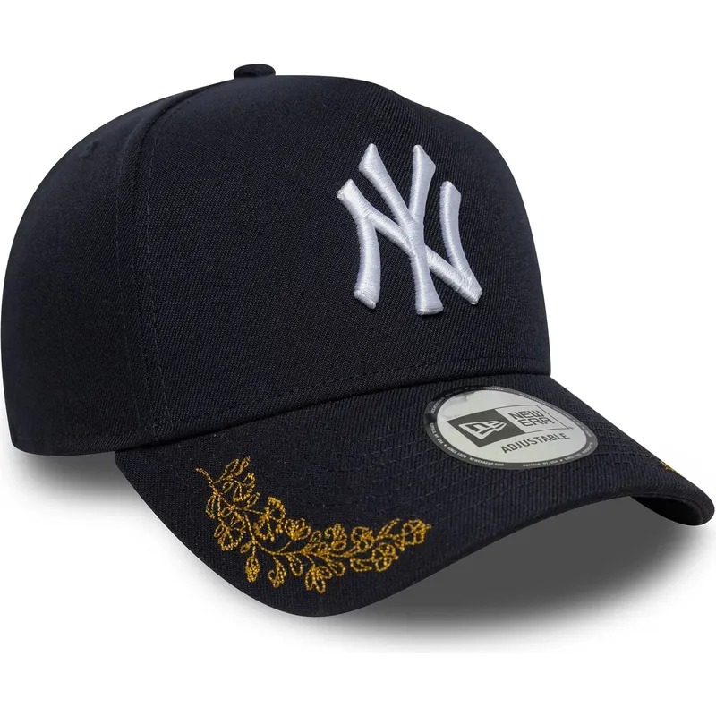 granatowa-czapka-z-zakrzywionym-daszkiem-snapback-9forty-e-frame-tonal-icon-new-york-yankees-mlb-od-new-era