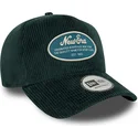 grune-snapback-kappe-mit-gebogenem-schirm-9forty-e-frame-patch-cord-von-new-era