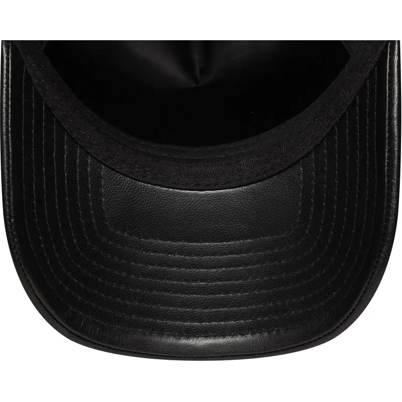 schwarze-verstellbare-curved-cap-9forty-e-frame-img-leather-der-new-york-yankees-mlb-von-new-era