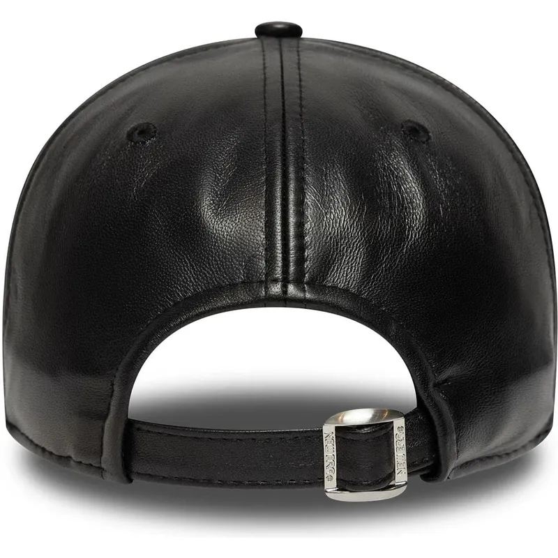 sort-justerbar-kurvet-kasket-9forty-m-crown-img-leather-fra-new-york-yankees-mlb-fra-new-era