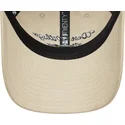 cappellino-curvo-beige-regolabile-west-village-9twenty-wordmark-di-new-era