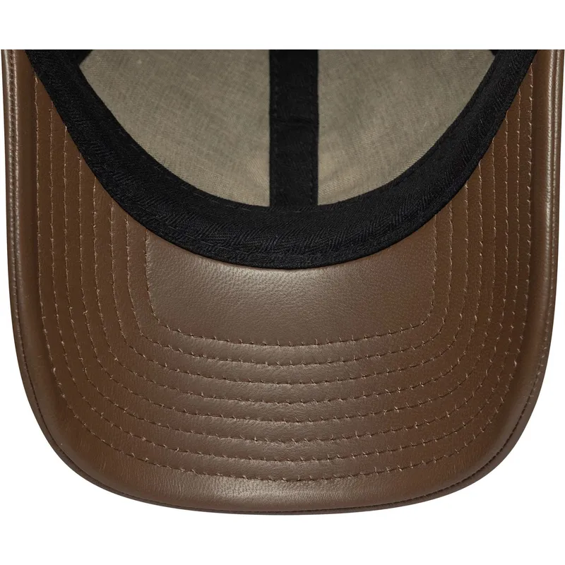 new-york-yankees-mlb-new-era-9twenty-img-loden-leather-justerbar-marinebla-og-brun-buet-kasket