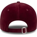 cappellino-curvo-granata-regolabile-da-donna-9forty-velour-dei-los-angeles-dodgers-mlb-di-new-era