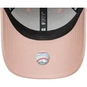 cappellino-curvo-rosa-regolabile-da-donna-9forty-metallic-logo-dei-new-york-yankees-mlb-di-new-era