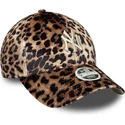cappellino-curvo-leopardato-regolabile-da-donna-9forty-leo-velour-dei-new-york-yankees-mlb-di-new-era