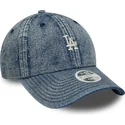gorra-curva-azul-ajustable-para-mujer-9twenty-denim-de-los-angeles-dodgers-mlb-de-new-era