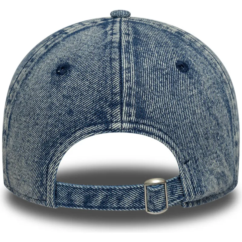 niebieska-regulowana-czapka-z-zakrzywionym-daszkiem-dla-kobiet-9twenty-denim-los-angeles-dodgers-mlb-new-era