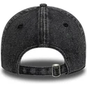 cappello-curvo-nero-regolabile-da-donna-9twenty-denim-dei-new-york-yankees-mlb-di-new-era
