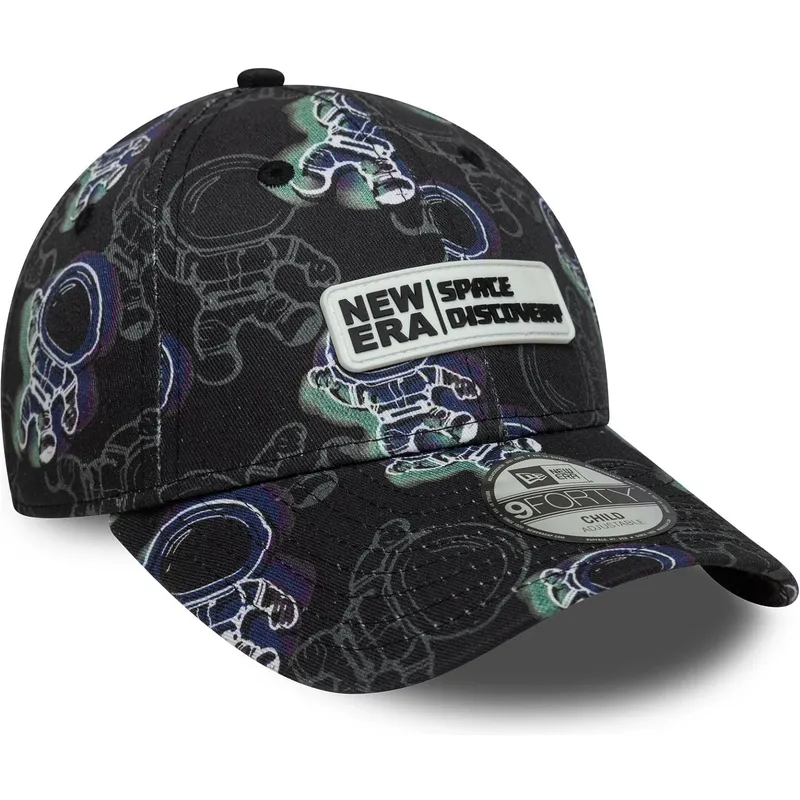 gorra-curva-negra-ajustable-para-nino-9forty-space-all-over-print-de-new-era