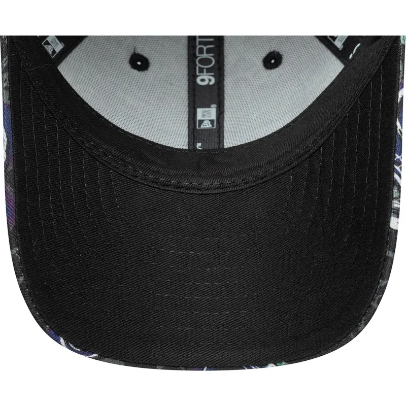 czarna-zakrzywiona-regulowana-czapka-dziecieca-9forty-space-all-over-print-marki-new-era