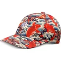cappellino-curvo-multicolore-regolabile-koi-watching-club-di-djinns