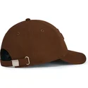 cappello-curvo-marrone-regolabile-con-logo-marrone-baseball-peach-obl061-di-oblack