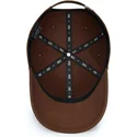cappello-curvo-marrone-regolabile-con-logo-marrone-baseball-peach-obl061-di-oblack
