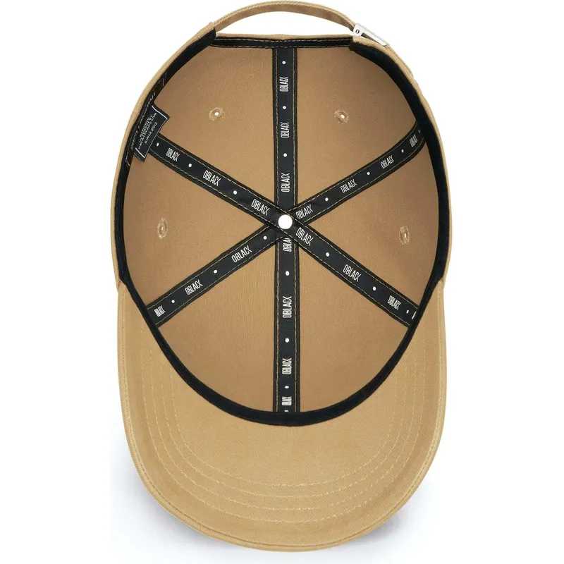 gorra-curva-beige-oscuro-ajustable-baseball-peach-obl048-de-oblack