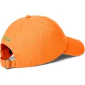 verstellbare-orangefarbene-baseballkappe-mit-grunem-logo-cotton-chino-classic-sport-von-polo-ralph-lauren