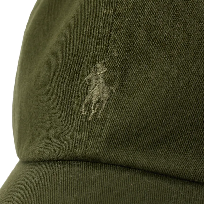 gron-justerbar-keps-med-bojd-skarm-och-gront-logo-cotton-chino-classic-sport-fran-polo-ralph-lauren