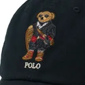 cappellino-curvo-nero-regolabile-classic-sport-polo-holiday-bear-di-polo-ralph-lauren
