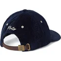 polo-ralph-lauren-curved-brim-ny-patch-authentic-corduroy-navy-blue-adjustable-cap