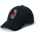 schwarze-verstellbare-kappe-mit-gebogenem-schirm-classic-sport-dog-von-polo-ralph-lauren