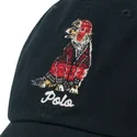 schwarze-verstellbare-kappe-mit-gebogenem-schirm-classic-sport-dog-von-polo-ralph-lauren