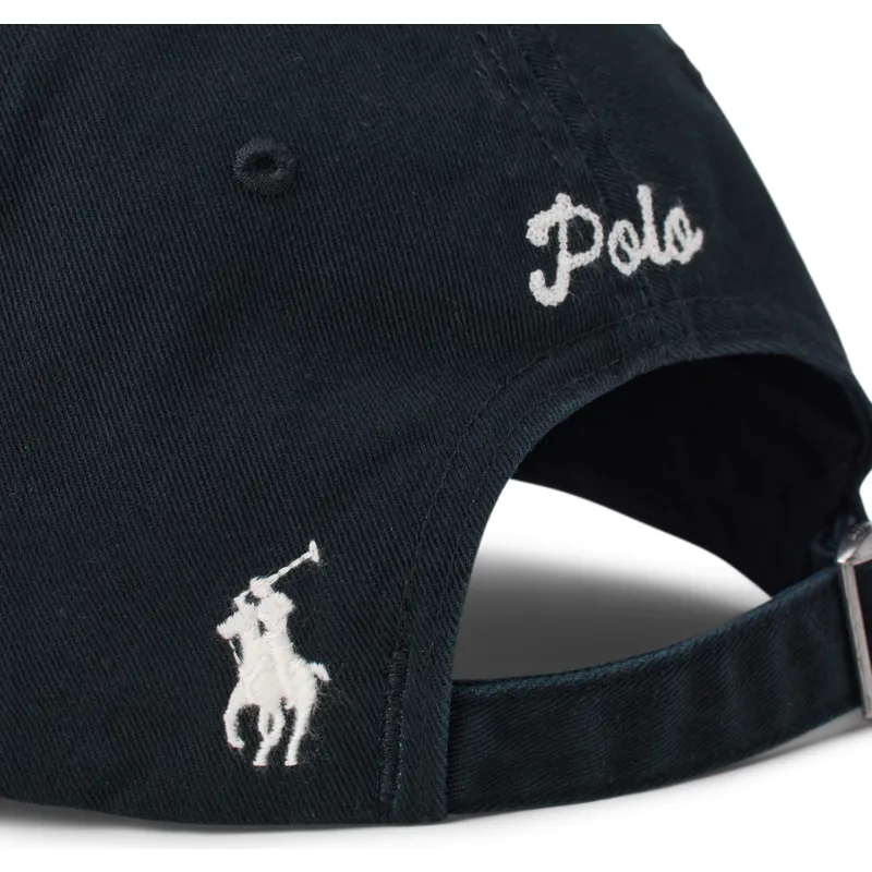 cappellino-curvo-nero-regolabile-classic-sport-dog-di-polo-ralph-lauren