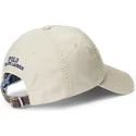 cappellino-curvo-beige-regolabile-classic-sport-in-cotone-elasticizzato-twill-di-polo-ralph-lauren