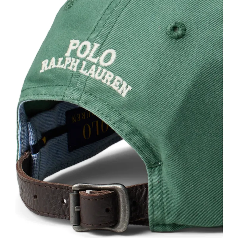 verstellbare-grune-classic-sport-stretch-baumwolltwill-kappe-mit-gebogenem-schirm-von-polo-ralph-lauren