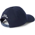 polo-ralph-lauren-modern-double-knit-jacquard-snapback-kappe-in-marineblau