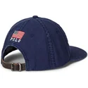 cappello-piatto-blu-navy-regolabile-usa-appliqued-twill-di-polo-ralph-lauren